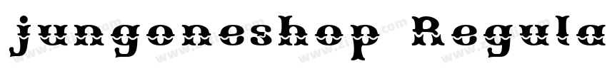 jungoneshop Regular字体转换